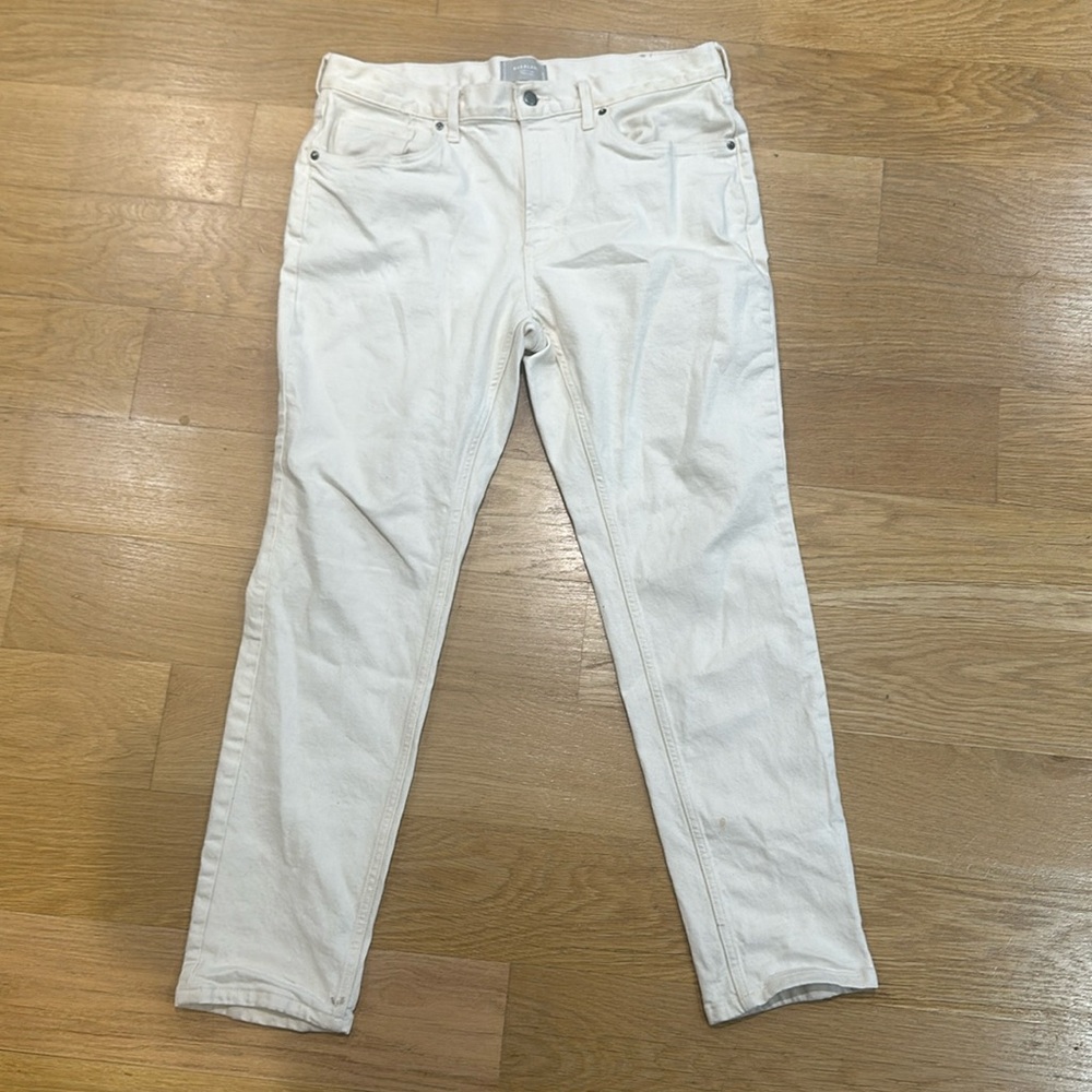 Everlane White Organic Cotton 34/32